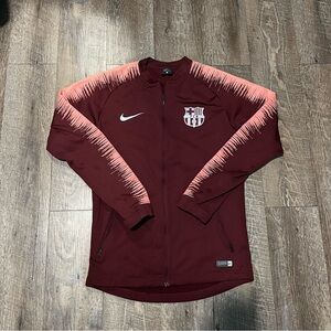MEN'S FC BARCELONA 2018/2019 WINDRUNNER‎ JACKET SOCCER FOOTBALL SIZE SMALL